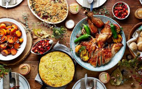 Thanksgiving spread