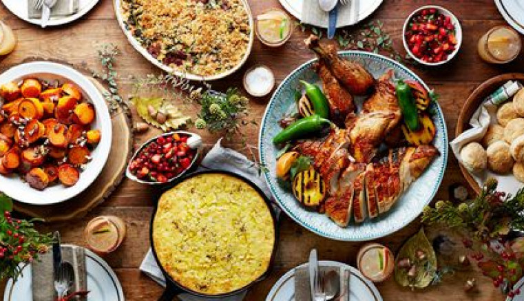 Thanksgiving spread