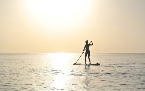 stand up paddleboarding