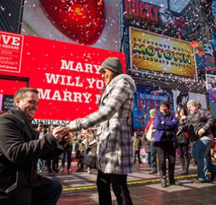 Romance With a Time Square Twist