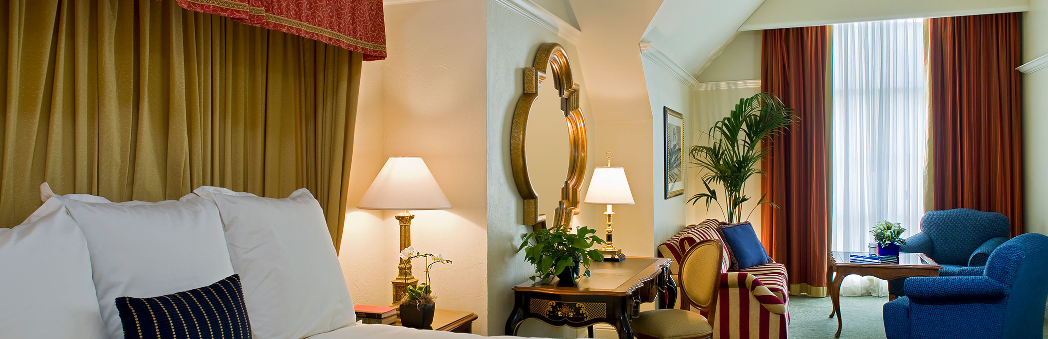 Rooms and Suites Reminiscent of the European Countryside