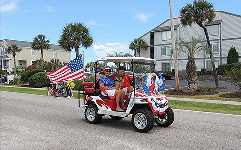 Memorial Day Golf Cart Parade