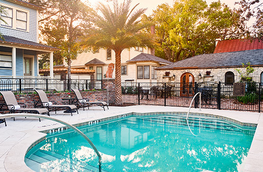Receive complimentary craft cocktails and valet parking.